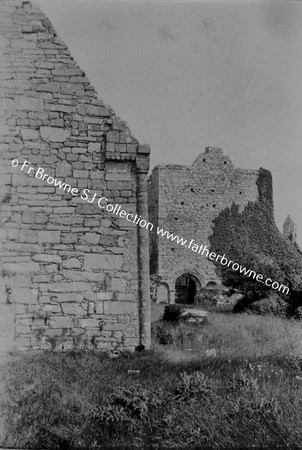 ARDFERT CATHEDRAL MOULDED SIGN OF ROMANESQUE (12TH CENTURY) CHAPEL